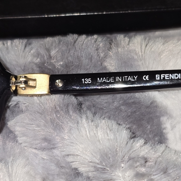 Fendi Glossy Black Sunglasses with Case Great Condition! - Picture 14 of 16